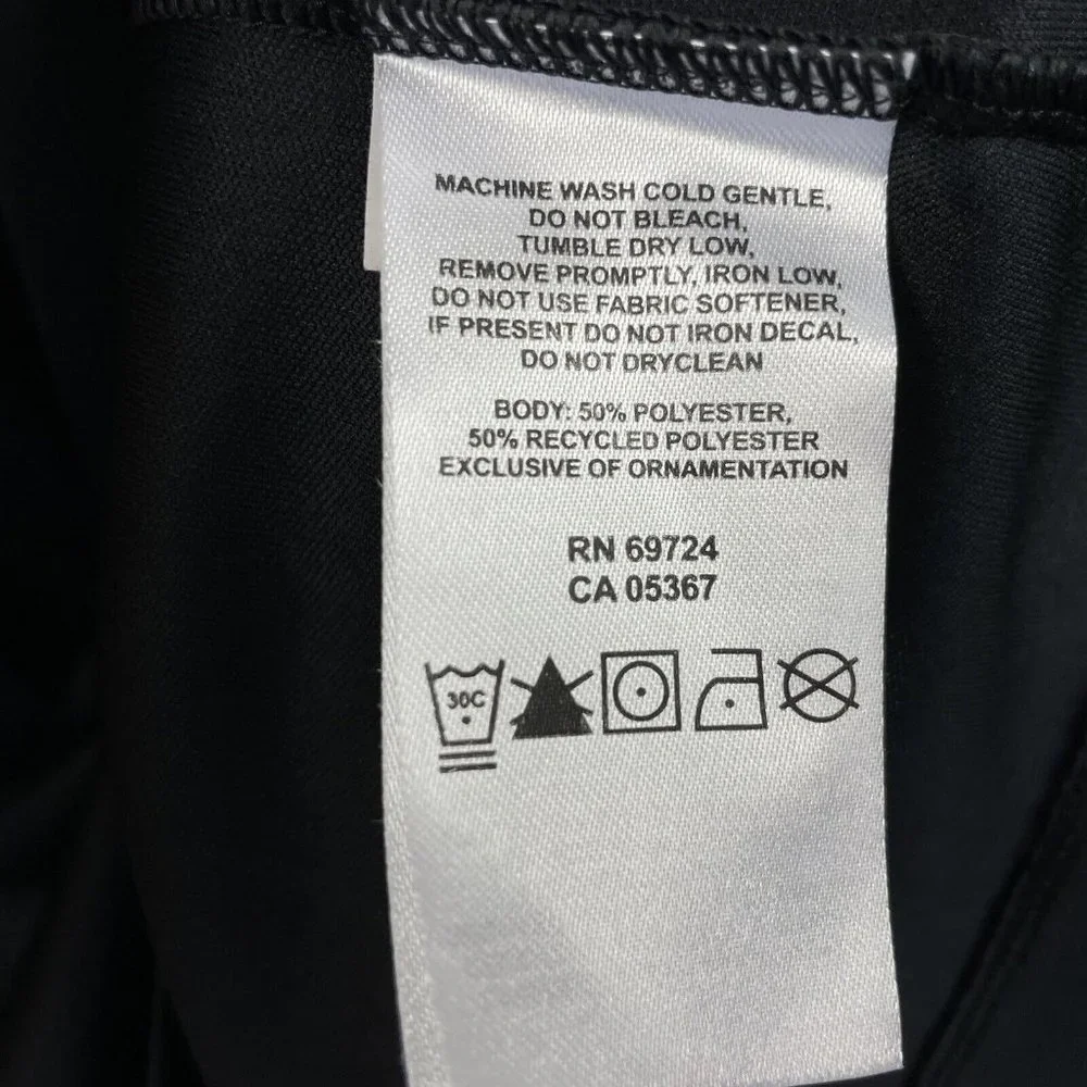 Mountain Hardwear Womens 1/4 Zip Shirt Size Medium Black Wicked Long Sleeve - Picture 7 of 7